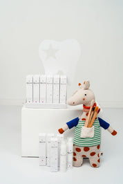 2er Set aus dpure Kinderzahnpasta soft berry & dpure Junior Zahnpasta yummy cherry